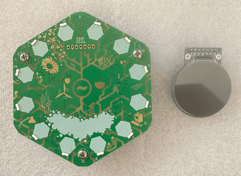 Removing the display from the badge
