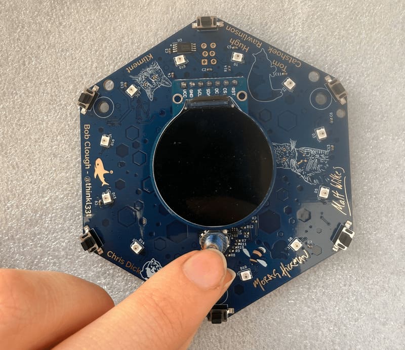Aligning the plastic nubbin
