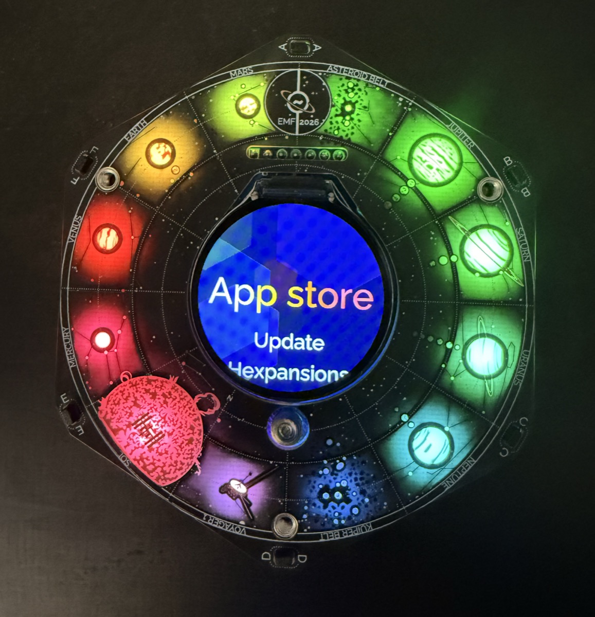 Finished Spaceagon badge