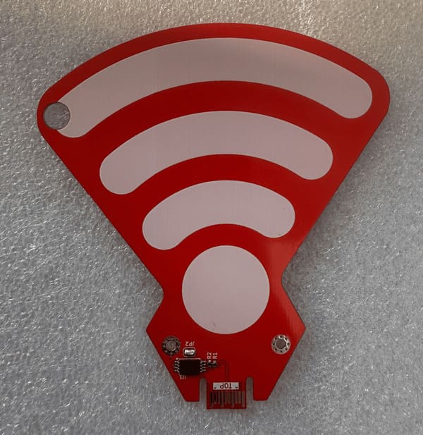 WiFispansion plugged into a Tildagon